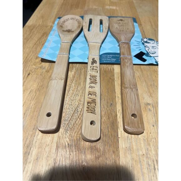 Core Bamboo Utensils Set Of 3 NEW Expressions Collection - Picture 2 of 9